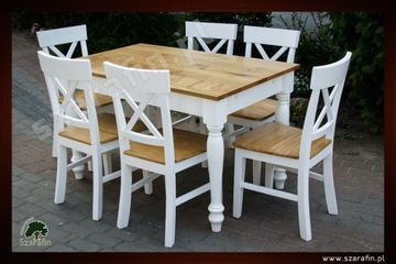 Дубовый стол прованс резной для кухни