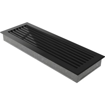 фото ориг. №8, Lattice ventilation colored grilles fresh 17x49 centimeters black