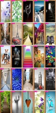 фото ориг. №8, Sticker photo wallpaper on door descent beaches sea