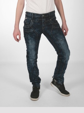 Spodnie jeansy, dzinsy męskie DTGreen naszycia rozmiar 29
