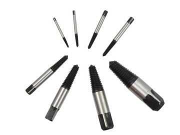 ЭКСТРАКТОРЫ ДЛЯ СЛОМАННЫХ ВИНТОВ, НАБОР 8-EL GEKO