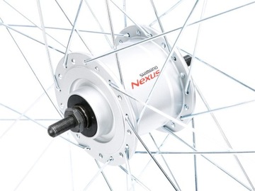 КОЛЕСО 28 ПЕРЕДНЯЯ Ступица динамо Shimano 6V/3W Nexus черный обод