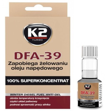 K2 DFA-39 depresator zimowy dodatek diesel 50ml