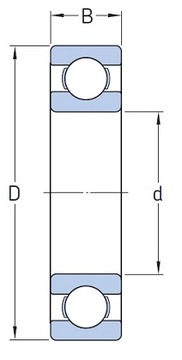 6208 KOYO Шарикоподшипник 40x80x18