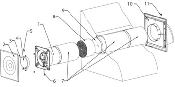 AWENTA REKUPERATOR WYMIENNIK HRV100 GWARANCJA