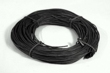 Ratan rattan krążek 2mm 100g CZARNY