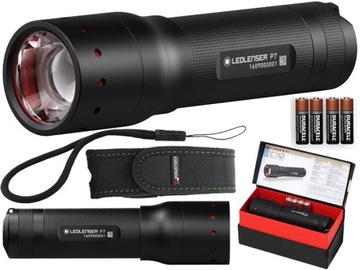 Latarka LED LENSER P7 gwarancja 7 lat IPX4 450 lm