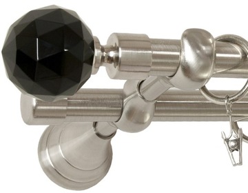 KARNISZ CRYSTAL 300 cm PODWÓJNY 3,0 karnisze fi 19
