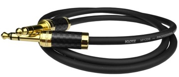 Kabel przewód TRS 6,3mm Jack - 6,3mm Klotz - 5m