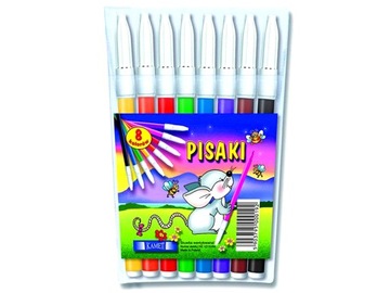 Маркеры-маркеры, 8 цветов, Camet, ПОЛЬСКИЙ ПРОДУКТ