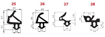 ALUPLAST S-1172 Уплотнитель оконный