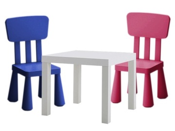 2 mammut zestaw IKEA 2x krzesełko stolik KOLORY