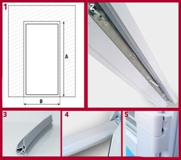 фото ориг. №2, Door external pvc 100/ 210 anthracite glazed, blocking automatic