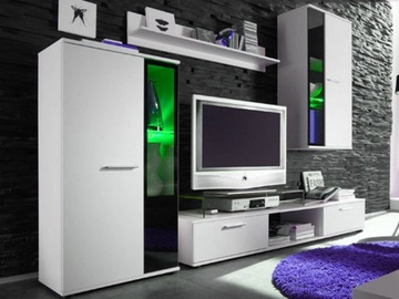 RGB светодиодная подсветка стеклянных полок 1 точка.