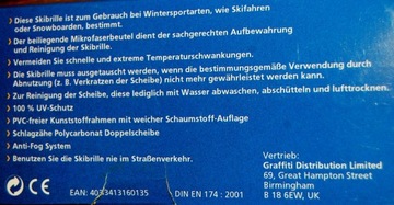 gogle DZIECIĘCE anti-fog Graffiti SPORTS UK