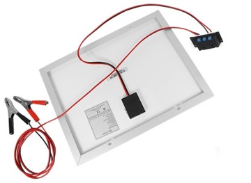 BATERIA SŁONECZNA PANEL SOLARNY 20W 12V REGULATOR