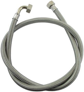 WĘŻYK-WĄŻ W OPLOCIE N-N KOLANKOWY 1/2''x3/8'' 30cm