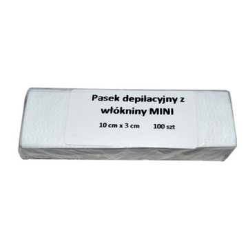 Paski do depilacji twarzy bikini brwi MINI 100szt.