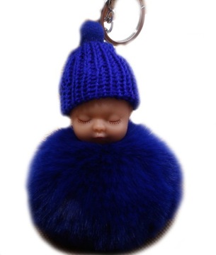 BRELOK LALECZKA POMPON KEYCHAIN ZAWIESZKA DO KLUCZ