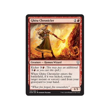 MTG 4x Ghitu Chronicler