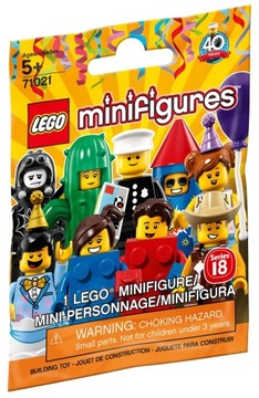 LEGO MINIFIGURES SERIA 18 FIGURKA CZŁOWIEK PAJĄK CZARNA WDOWA KOSTIUM 71021