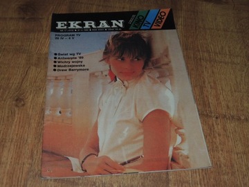 EKRAN 17/1989 N Kinski, J Bromski, D Barrymore