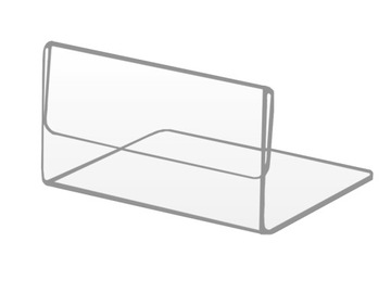 STOJAK NA CENĘ,INFORMACJE OPIS CENÓWKA 6x3cm PLEXI