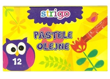 Strigo Pastele olejne 12 kolorów