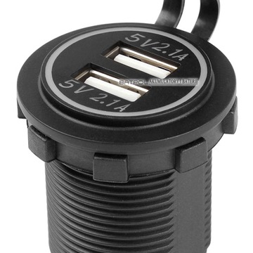 АВТОМОБИЛЬНОЕ ЗАРЯДНОЕ УСТРОЙСТВО USB 5V 4.2A 12V БЕЛОЕ