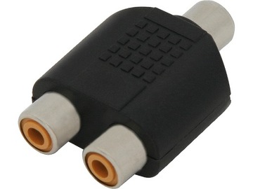 PRZEJŚCIE Adapter RCA cinch gniazdo/ 2gniazda(0773