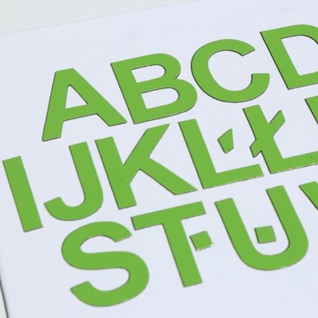 Literki Magnetyczne MagWords, 5 cm WIELKIE litery