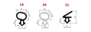 Уплотнитель оконный VEKA S-835x