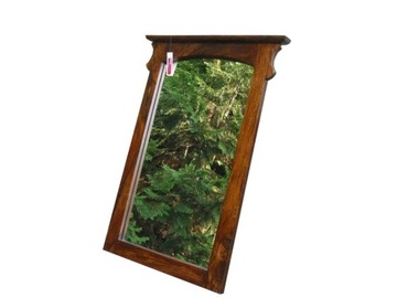 LUSTRO INDYJSKIE DREWNO 90x64 cm MEBLE KOLONIALNE