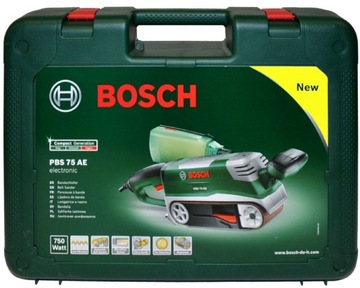 ЛЕНТОЧНО-ШЛИФОВАЛЬНАЯ МАШИНА 750W PBS 75AE BOSCH + КОРПУС