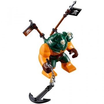 Lego figurka @@ DOGSHANK + BROŃ @@ z zestawu 70604