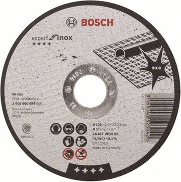 Tarcza tnąca prosta Expert for Inox 125x2mm BOSCH