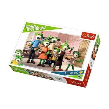 Trefl 17293 Puzzle 60 el Rodzina Treflików