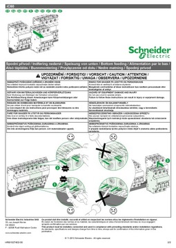 Автоматический выключатель SCHNEIDER 3P предохранитель C10A