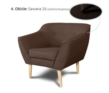 SKANDI ARMCHAIR в скандинавском стиле - УДОБНОЕ кресло