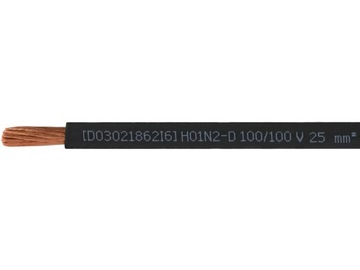 Przewód kabel spawalniczy OnS H01N2-D OS 25mm² 1m