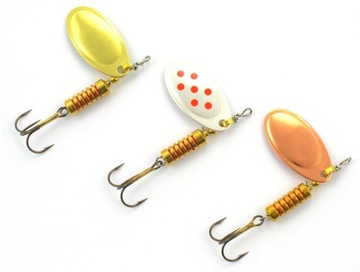 3 x MOSCA SPANTO Nr.4/ 7 gr LAKE RIVER PIKE HUNTER
