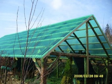 Картон ПВХ гофрированный полиэстер ПВХ в рулоне 1 х 10 м.