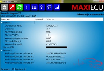 Полная диагностика NISSAN MAXIECU ABS DPF OBD2 SRS