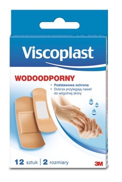 Viscoplast Wodoodporne plastry zestaw 12 sztuk