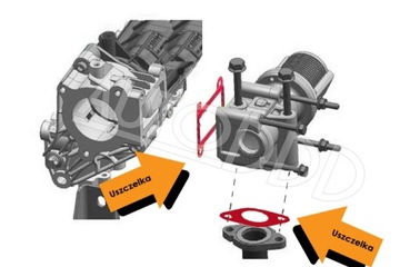 4 Прокладка EGR OPEL SAAB 1.9 CDTI TiD Z19DTH