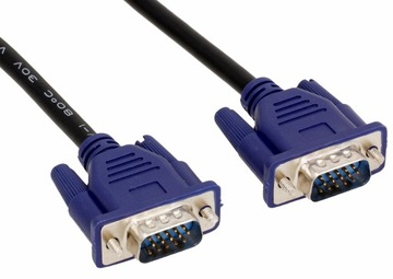 Kabel D-SUB VGA-VGA do monitora 20M Przewód FULLHD