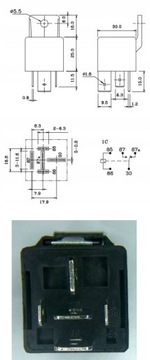 Реле ART SONGLE 60А 12В (SLDH-12VDC-1C/S)