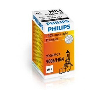 PHILIPS VISION +30% HB4 12V 51W P22D MOC! 9006PRC1