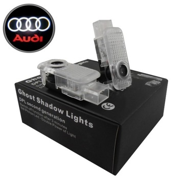 LED LOGO PROJEKTOR AUDI SLINE A1 A3 A4 A6 A7 TT HD