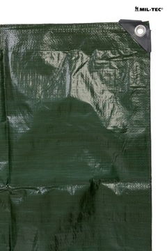 Survivalowa PŁACHTA PLANDEKA Tarpaulin 3x2m Olive